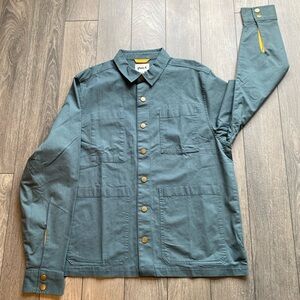 NWT Pact Lightweight Organic Cotton Twill Barn Jacket Green Sz M